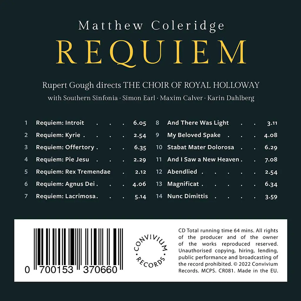 Matthew Coleridge: Requiem - Image 2